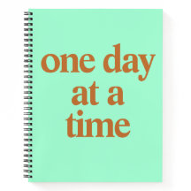 Um Dia De Cada Vez, Notebook Espiral