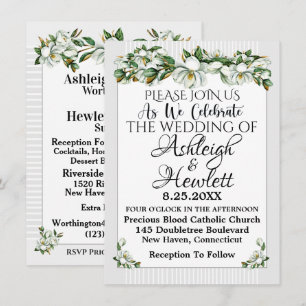 Um Dia Encantador Para Um Casamento - Convite