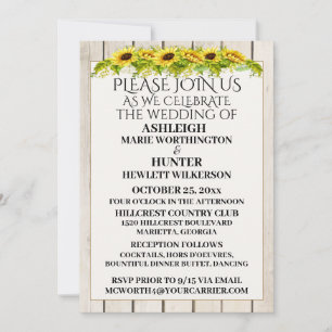 Um Dia Encantador Para Um Casamento - Convite
