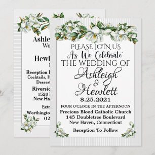 Um Dia Encantador Para Um Casamento - Convite