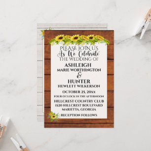 Um Dia Encantador Para Um Casamento - Convite