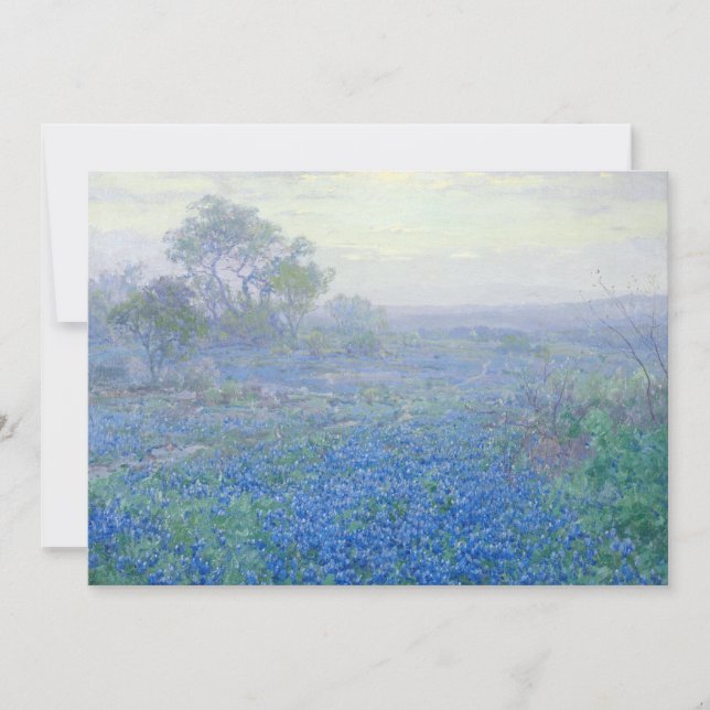 Um dia nublado, Bluebonnets | Julian Onderdonk (Frente)