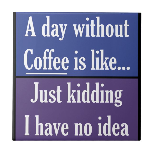 Um dia sem café (Frente)