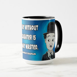 "Um dia sem riso é" uma caneca desperdiçada dia