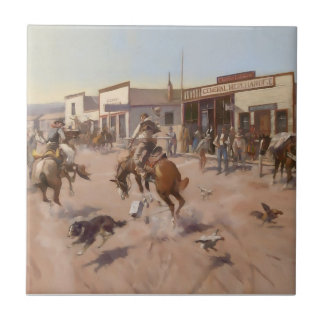 "Um dia silencioso em Utica", por Charles M Russel