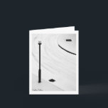 Um, dois, três - Neve! Notelet / cartão<br><div class="desc">Um cartão/bilhete para a temporada de inverno. Mensagem dentro lê Quando eu esvaziar minha mente,  tudo que resta é você</div>