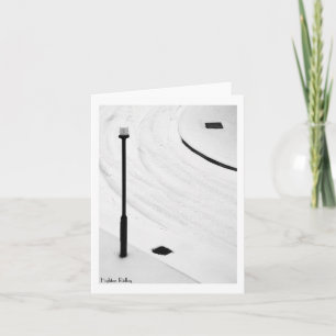 Um, dois, três - Neve! Notelet / cartão