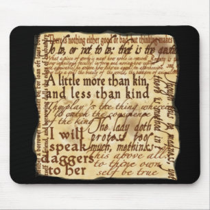 Um drama novo - Hamlet Mousepad