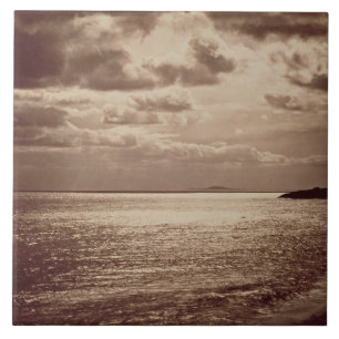 Um efeito do Sun, Normandy c.1857 (foto do sepia
