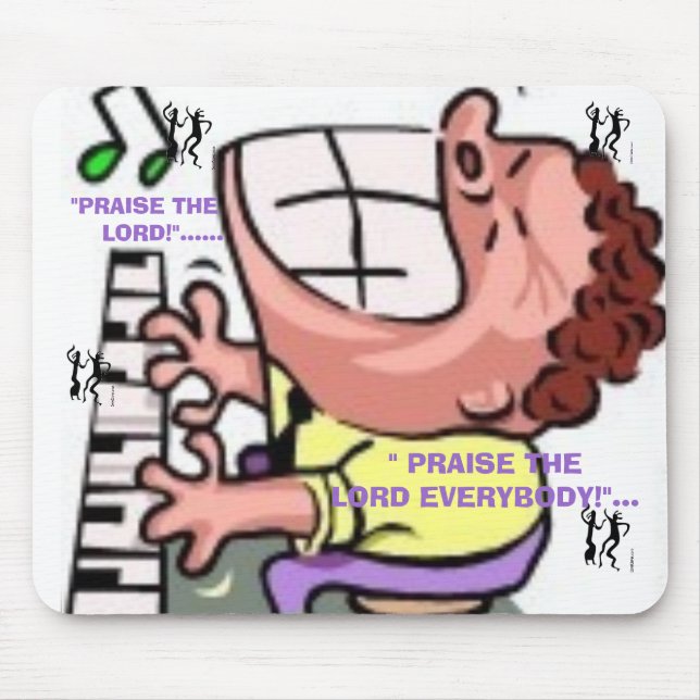 UM ELOGIO PODEROSO! MOUSEPAD (Frente)