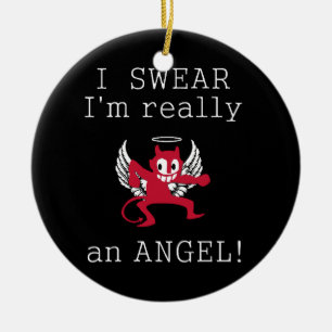 Um enfeite de anjo, personalize
