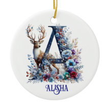 Um Enfeites de natal de nome