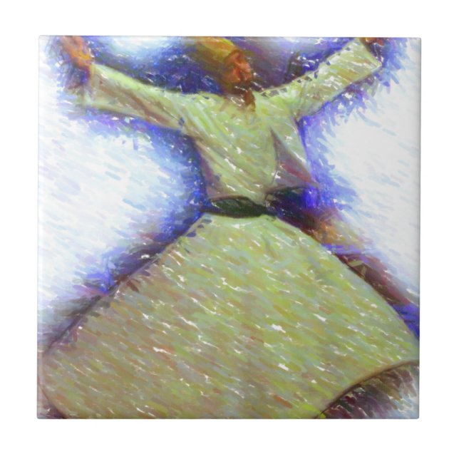 um esboço girando do sufi (Frente)