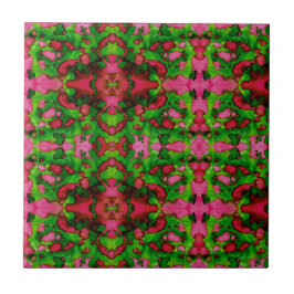 Um estudo em rosa e verde