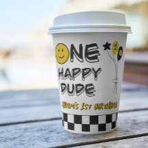 Um Feliz Cara Amarelo Sorria Primeiro Garoto De ru