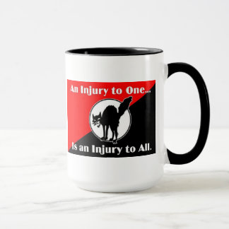 um ferimento a um é e ferimento a toda a caneca