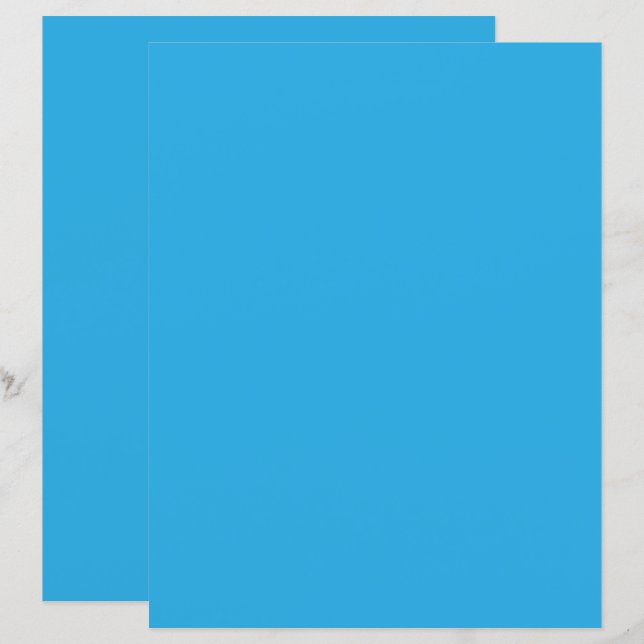 um fundo azul com um gato preto e branco (Frente/Verso)