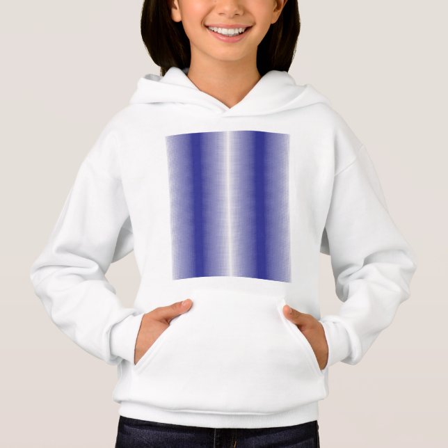 um fundo listrado azul e branco (Frente)