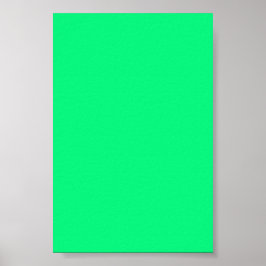 Um fundo verde neon brilhante num Poster