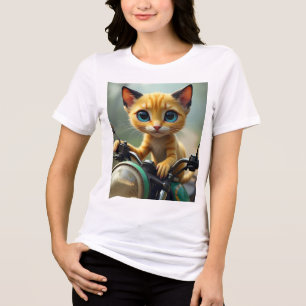 Um gato amarelo com orelhas pretas e olhos azuis g