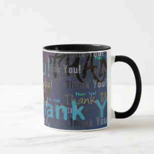 Um grande OBRIGADO grande VOCÊ caneca de café/co