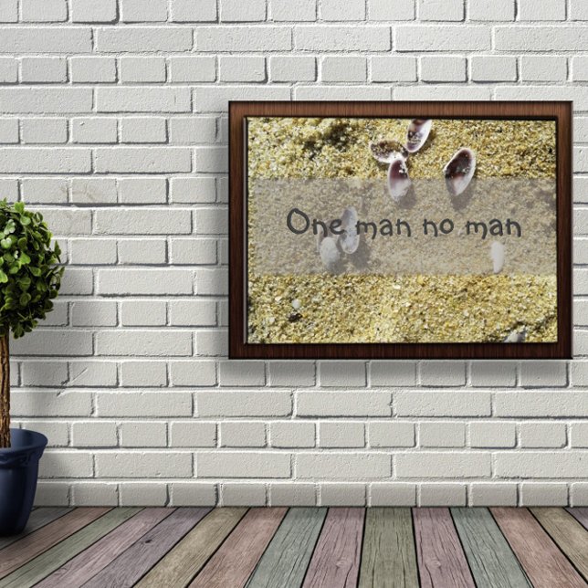 Um homem que ninguém diz poster (Criador carregado)