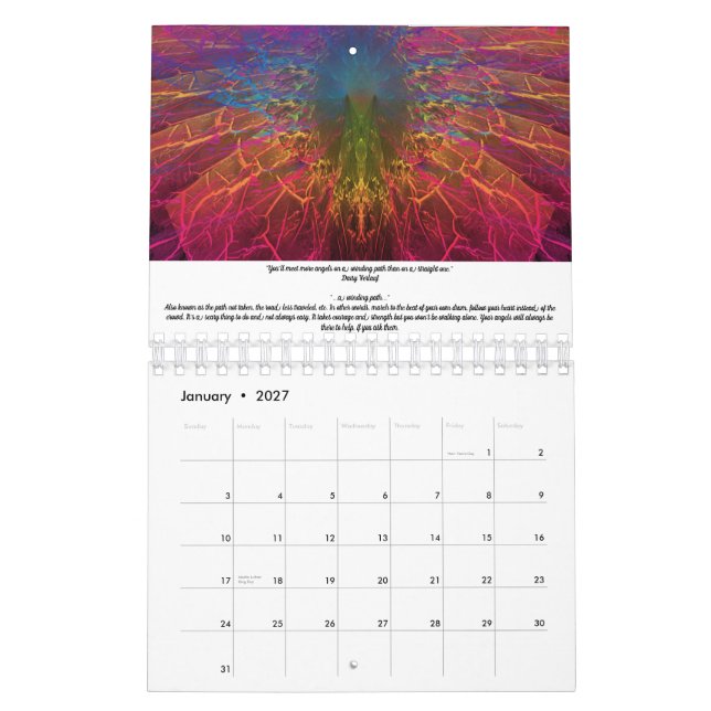 Um Host do Calendário de Anjos (Jan 2027)