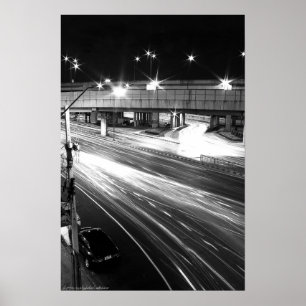 Um impressão da foto da noite estrelado