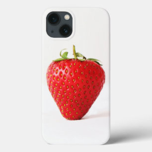 Um iphcn de morango vermelho