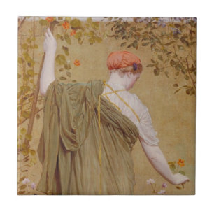 Um Jardim por Albert Joseph Moore, Retrato Antigo