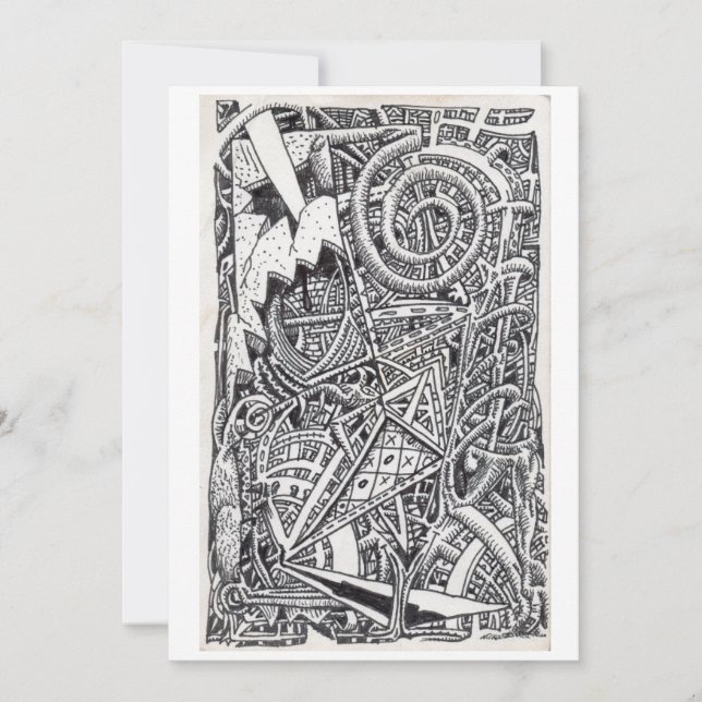 Um Jogo Antigo. Cartão de Folha Única (Frente)