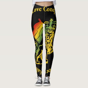 Um Leão Conquistador de Leggings Judaicas