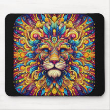 Um Leão Majestoso - Mouse Pad