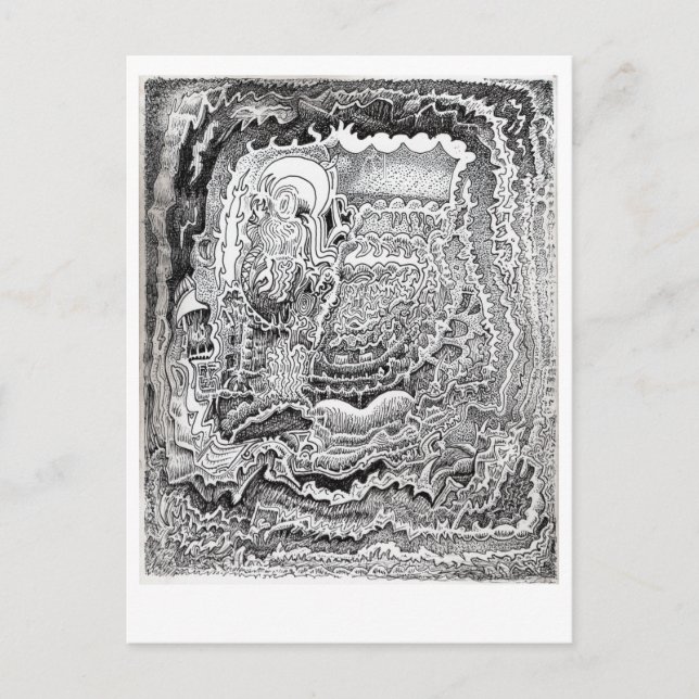 Um lembrete do cartão postal do Cérebro Antigo (Frente)