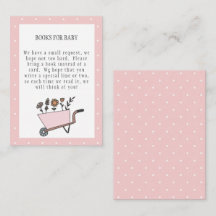 Um Livro de Flores Selvagens para Cartão de Bebê