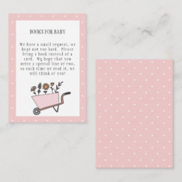 Um Livro de Flores Selvagens para Cartão de Bebê