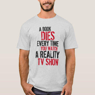 Um livro morre cada vez que você olha a camisa da