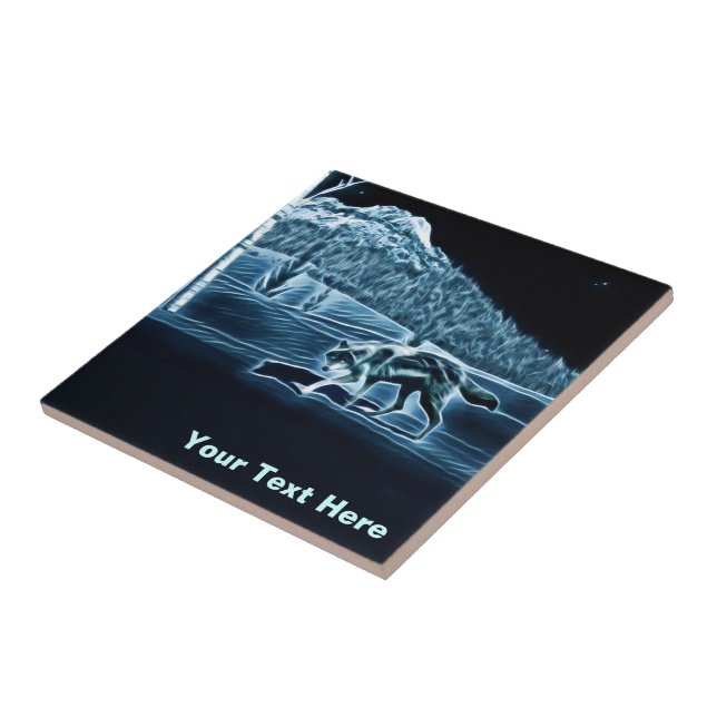 Um Lobo Na Neve (Lateral)