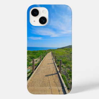 um longo caminho de enrolamento em Point Dume