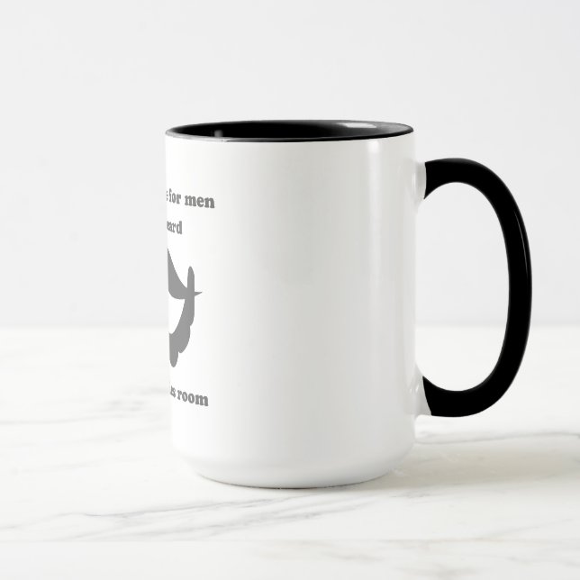 Um lugar para homens sem caneca da barba (Direita)