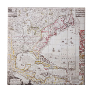 Um mapa do Império Britânico em América