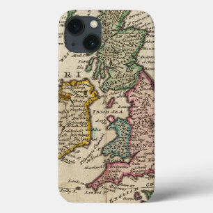 Um mapa geral de Grâ Bretanha e de Ireland