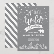 Um Maravilhoso Garoto de Convite de Aniversário Se