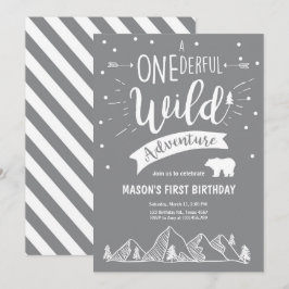 Um Maravilhoso Garoto de Convite de Aniversário Se