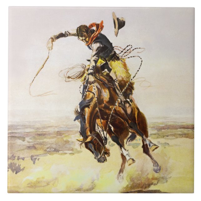 “Um Mau Caráter” por Charles M Russell (Frente)