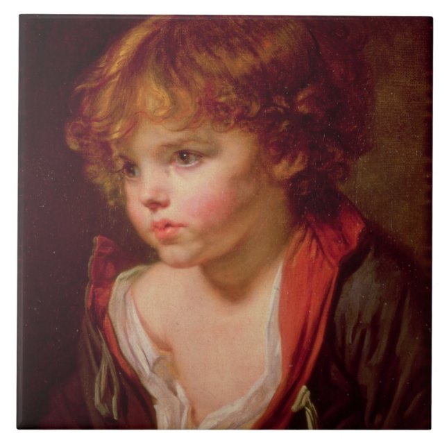 Um menino de cabelo louro com uma camisa aberta (Frente)