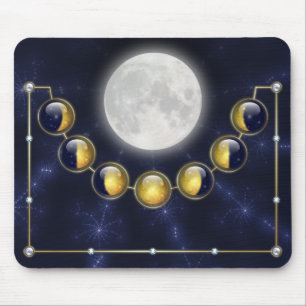 Um mês na vida da lua Mousepad