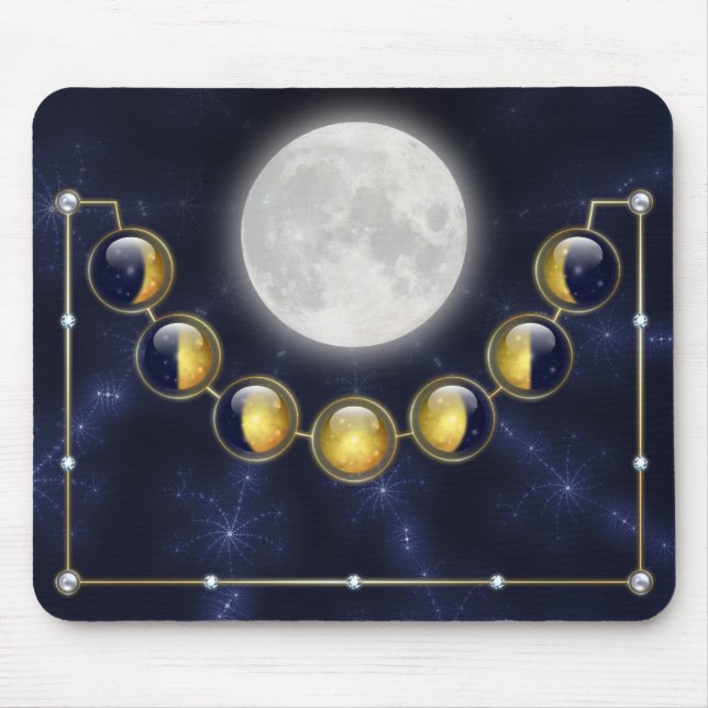 Um mês na vida da lua Mousepad (Frente)