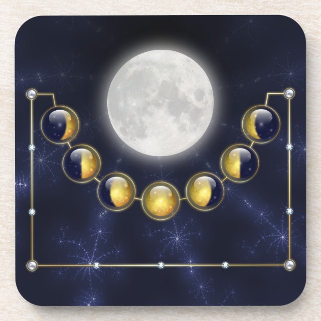 Um mês na vida da Porta copos da lua (Frente)