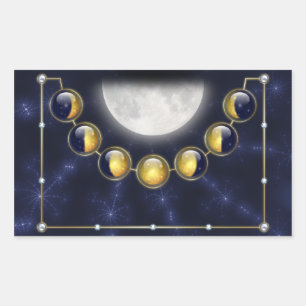 Um mês na vida das etiquetas da lua